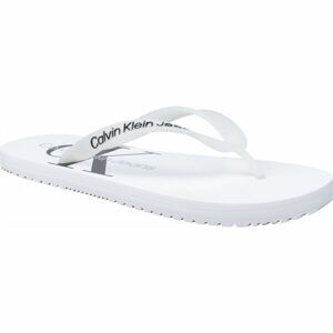 Calvin Klein BEACH SANDAL MONOGRAM TPU Dámské žabky, bílá, velikost 39