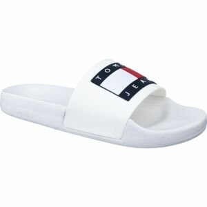 Tommy Hilfiger FLAG POOL SLIDE Pánské pantofle, bílá, velikost 44