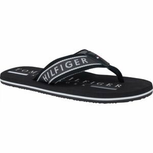 Tommy Hilfiger MARITIME BEACH SANDAL Pánské žabky, černá, velikost 42