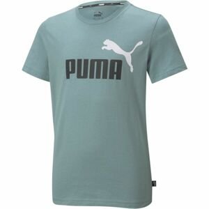 Puma ESS+2 COL LOGO TEE B Dětské triko, modrá, veľkosť 152