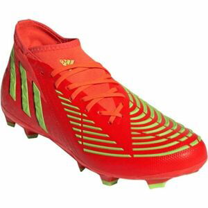 adidas PREDATOR EDGE.2 FG Pánské kopačky, červená, velikost 46 2/3