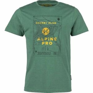 ALPINE PRO PREVEG Pánské triko, zelená, veľkosť XXXL