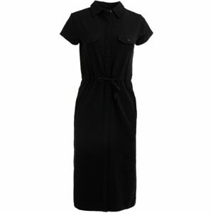 ALPINE PRO CUMSTA Dámské šaty, černá, veľkosť S