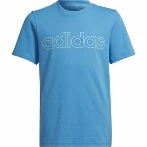 adidas LINEAR TEE Chlapecké tričko, modrá, veľkosť 140