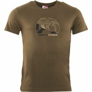 Northfinder NFSPHERE Pánské volnočasové tričko, khaki, veľkosť M