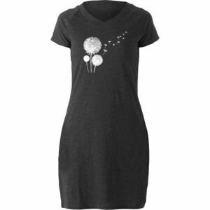 Northfinder RHONDAE Dámské tričkové šaty, černá, veľkosť L