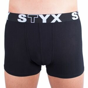 Styx MEN'S BOXERS SPORTS RUBBER Pánské boxerky, černá, veľkosť L