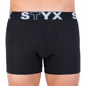 Styx MEN'S BOXERS LONG SPORTS RUBBER Pánské boxerky, černá, velikost M