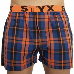 Styx MEN'S BOXERS SHORTS SPORTS RUBBER Pánské trenky, tmavě modrá, velikost XXL