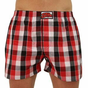 Styx MEN'S BOXERS SHORTS CLASSIC RUBBER Pánské trenky, červená, velikost