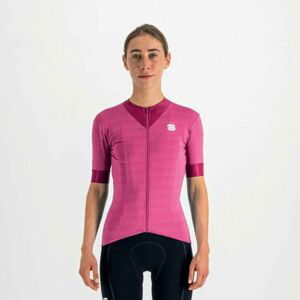 Sportful KELLY W SHORT SLEEVE JERSEY Dámský cyklistický dres, růžová, veľkosť M