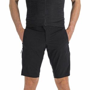 Sportful SUPERGIARA OVERSHORT Pánské cyklistické kraťasy, černá, veľkosť XXL