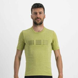 Sportful GIARA TEE Pánské cyklistické triko, světle zelená, velikost XXL