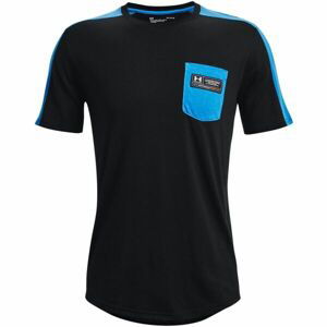 Under Armour POCKET TEE Triko s krátkým rukávem, černá, velikost XL