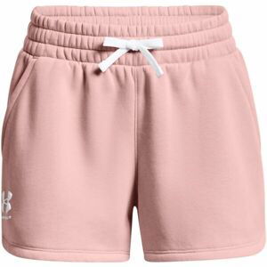 Under Armour RIVAL FLEECE SHORT Dámské kraťasy, růžová, velikost XS