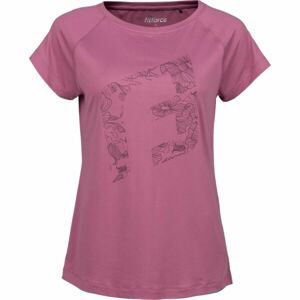 Fitforce HASLEY Dámské fitness triko, růžová, velikost XL
