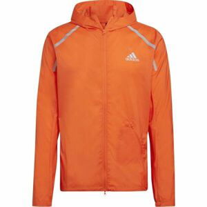 adidas MARATHON JKT Pánská běžecká bunda, oranžová, velikost XL