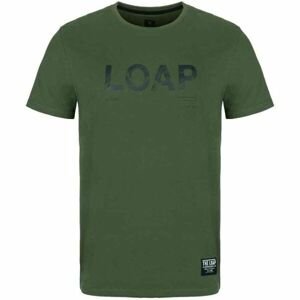 Loap ALARIC Pánské triko, zelená, velikost XL