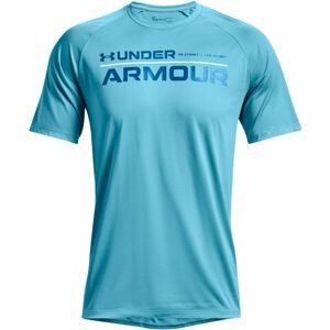 Under Armour TECH 2.0 Pánské triko s krátkým rukávem, modrá, velikost