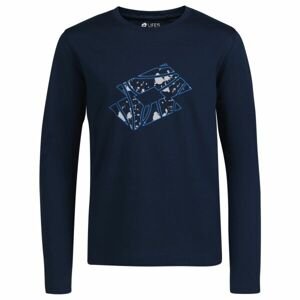 Lotto KASPARO LONG SLEEVE TEE Chlapecké triko, tmavě modrá, veľkosť 164-170