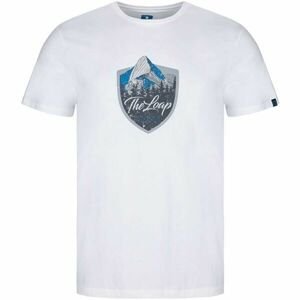 Loap ALESH Pánské triko, Bílá,Mix, velikost XXL