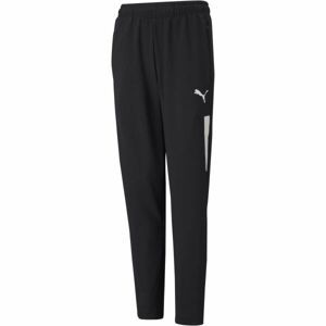 Puma TEAMLIGA TRAINING PANTS PRO JR Chlapecké fotbalové tepláky, černá, velikost 152