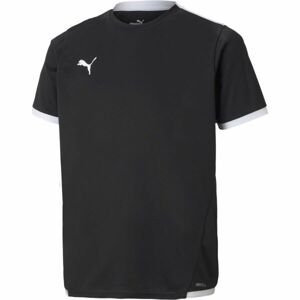 Puma TEAM LIGA JERSEY JR Juniorské fotbalové triko, černá, velikost 152