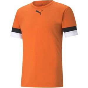 Puma TEAMRISE JERSEY Pánské fotbalové triko, oranžová, velikost XXXL