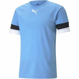 Puma TEAMRISE JERSEY TEE Pánské fotbalové triko, světle modrá, veľkosť XXXL
