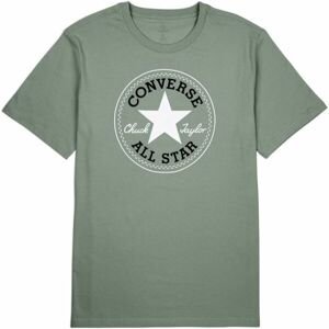 Converse CHUCK PATCH TEE Pánské triko, zelená, velikost L