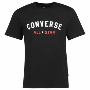 Converse ALL VARSITY GRAPHIC TEE Pánské tričko, černá, velikost M