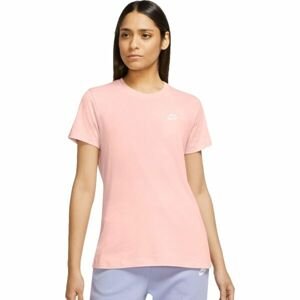 Nike NSW CLUB TEE W Dámské tričko, růžová, velikost M