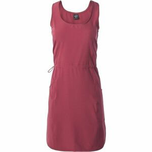 Hi-Tec LADY TOMA Dámské outdoorové šaty, červená, veľkosť S