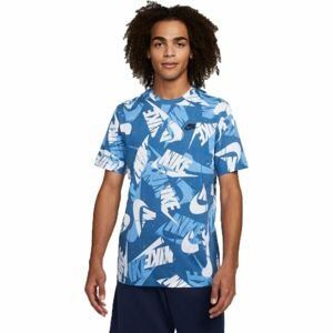Nike NSW ESS+ SPORT 3 TEE M Pánské tričko, modrá, velikost XL