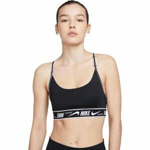 Nike W NK DR INDY LOGO BRA Dámská sportovní podprsenka, černá, velikost M