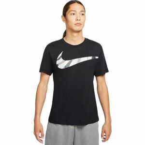 Nike DF TEE SC M Pánské sportovní tričko, Černá,Bílá, velikost S