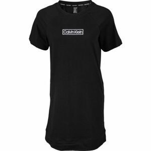 Calvin Klein LW S/S NIGHTSHIRT Dámská noční košile, černá, velikost XL