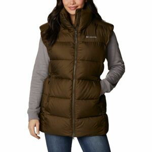 Columbia PUFFECT MID VEST Dámská vesta, khaki, velikost XL