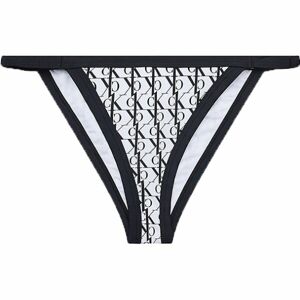 Calvin Klein CK1 MONOGRAM-S-STRING CHEEKY BIKINI Dámský spodní díl plavek, bílá, velikost M