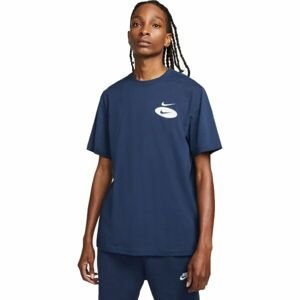 Nike NSW ESS+ CORE 1 TEE Pánské tričko, modrá, velikost L