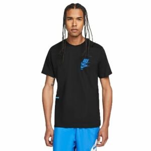 Nike M NSW TEE ESS+SPRT 2 Pánské tričko, černá, velikost XL