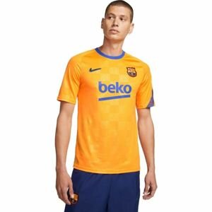 Nike Pánské fotbalové tričko Pánské fotbalové tričko, oranžová, velikost M
