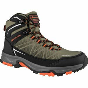 ALPINE PRO FOSSE MID Pánská outdoorová obuv, khaki, veľkosť 44