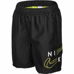 Nike SPLIT LOGO Chlapecké koupací šortky, černá, velikost