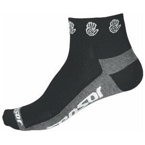 Sensor RACE LITE RUČIČKY Cyklistické ponožky, černá, veľkosť 6-8