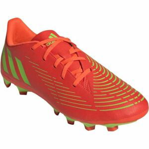 adidas PREDATOR EDGE.4 FXG Pánské kopačky, červená, velikost 41 1/3