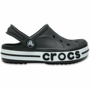 Crocs BAYABAND CLOG K Dětské pantofle, černá, velikost 20/21