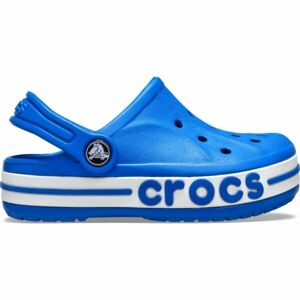 Crocs BAYABAND CLOG K Dětské pantofle, modrá, velikost 28/29