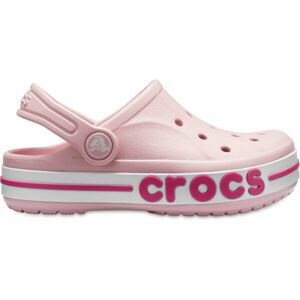 Crocs BAYABAND CLOG K Dětské pantofle, růžová, velikost 30/31