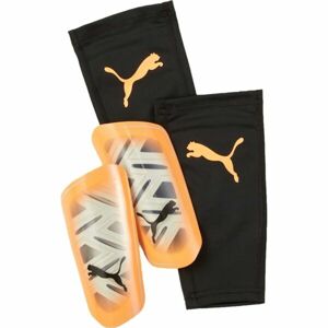 Puma ULTRA FLEX SLEEVE Fotbalové chrániče, oranžová, velikost S